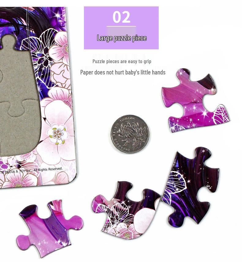 Výprodej Ye Luoli Fairy Dream 100dílné puzzle pro věk 3-8 let: Hračka pro rané vzdělávání s princeznovskou tématikou