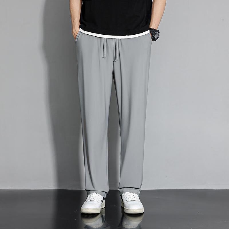 G·TENNA DX-WBP821 Unisex Ice Silk Quick-Dry Casual Long Pants