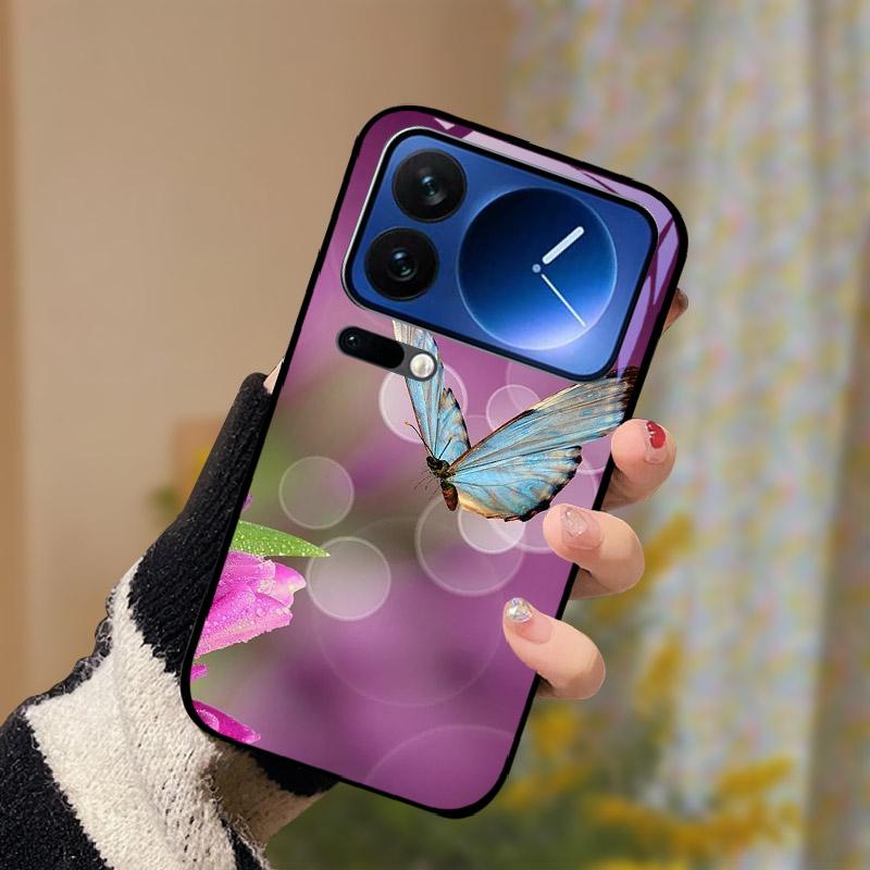 Pour Xiaomi 17 Pro Max 17Pro Mi 17 Coque Antichoc Verre Trempé Housse de Téléphone Pour Xiaomi17 Pro 17ProMax Pare-chocs Arrière Fundas Coque