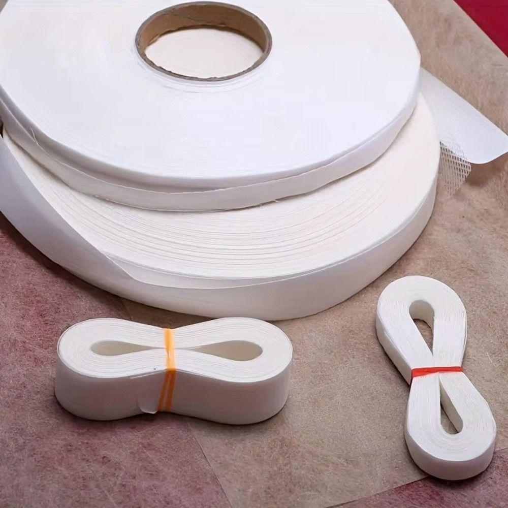 50M Hot Melt Adhesive Mesh Tape Fastener Non-woven DIY Clothes Ironing Hem Tapes Double Sided Mesh Sewing Tool