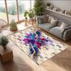 Juventus FC bedruckter Flanell-Teppich rutschfest weicher Polyester-Bodenbelag Indoor-Dekormatte für Schlafzimmer Wohnzimmer Sofa