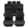 Universal Car Seat Cover Set for All Seasons - 4/9 Piece Set