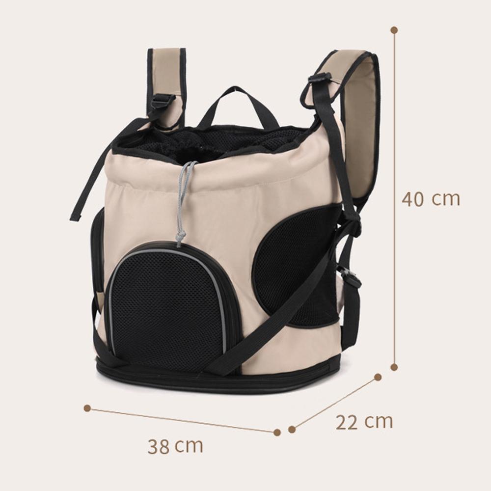 Resväska för husdjur, valp, kattunge, seleväska, frambärarkasse för katt, liten hund, andningsbar canvas, bärbar ryggsäck, axelrem