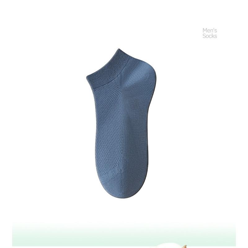 

Short-tube Men s Deodorant Cotton Socks, Summer Pure Cotton Short Socks, Thin Style, Antibacterial Cotton Socks 1 pair темно-синього кольору