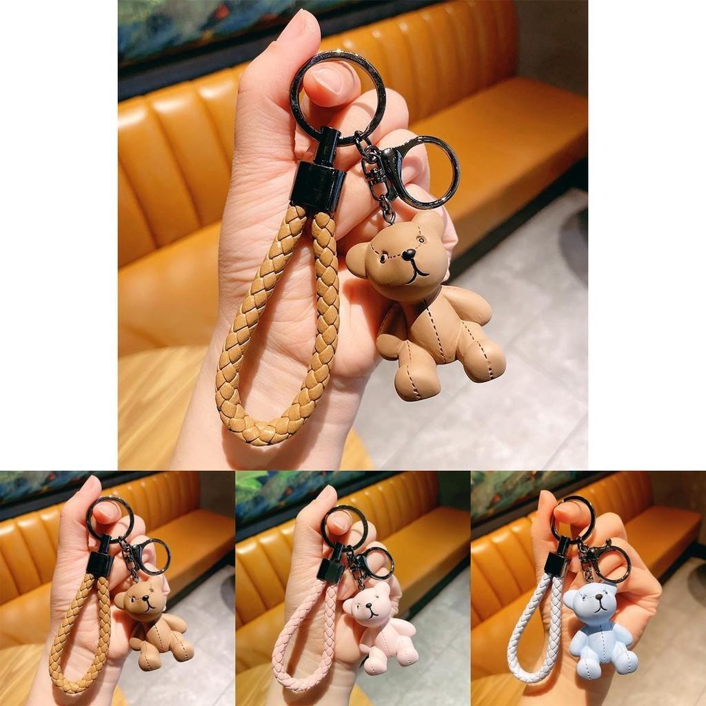 Resin Soft Colorful Bear Keychain Perfect For Gifts And Personal Use