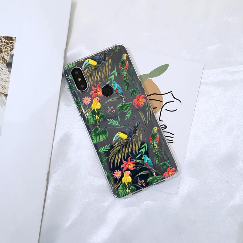 Weiche Handyhülle Silikon Für Xiaomi Mi Max Mix 1 2 2S 3 Ästhetischer Vogel Blume Hübscher Vogel Rückenabdeckung Für Xiaomi Mi Note 1 2 3