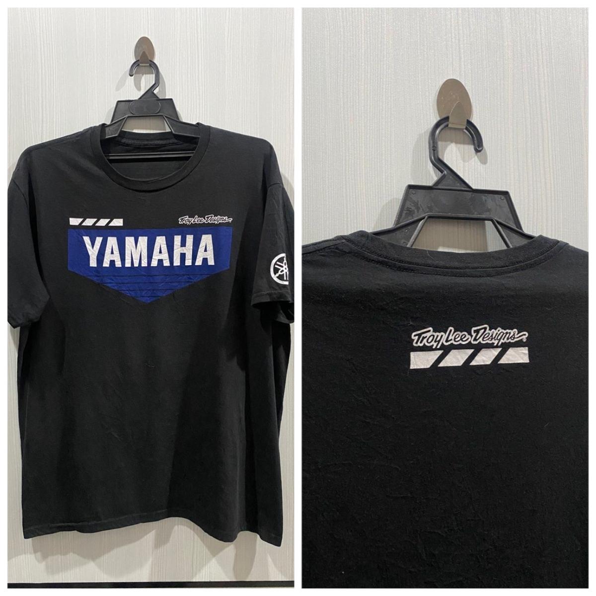 

Футболка Troy Lee Design TLD Yamaha Motor Sport Racing RM99 Мужская Мода Уличный Хип-хоп Рок С коротким рукавом Женская Хлопок Круглый вырез 2XL