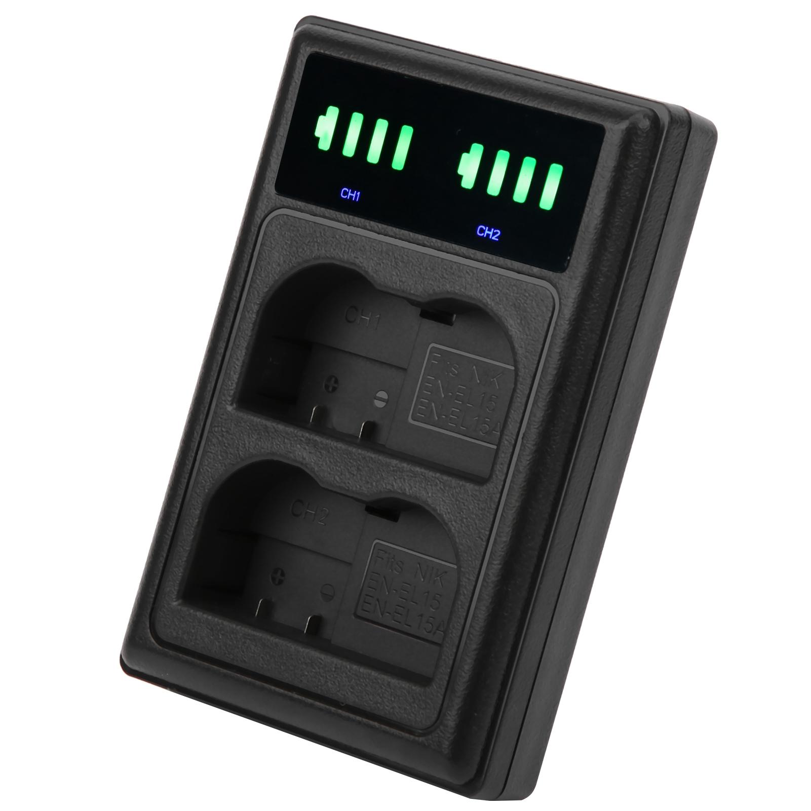 

Микро TypeC Двухпортовая Камера Двойной Дисплей Двойная Док-станция Зарядное устройство для аккумулятора ENEL15 EL15A