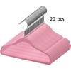 10/20/30pcs Children's Velvet Non-slip Hangers, Advanced Children's Closet Hangers, Ultra-thin Cute Non-slip Felt Hangers