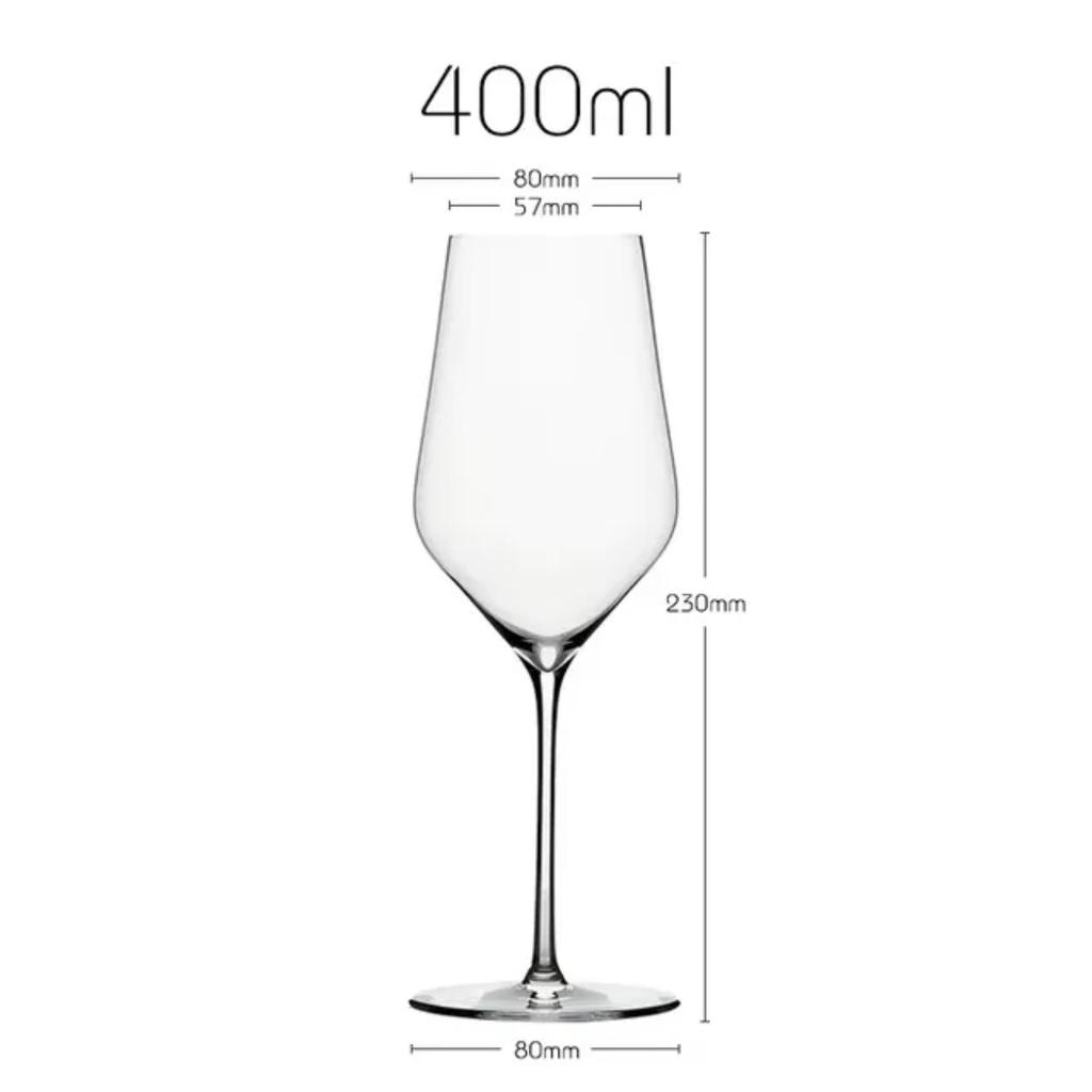 European Style Upscale Banquet Crystal Handmade Wine Glass, Extremely Thin Masterly Craft, Perfect Flawless Classic Goblet