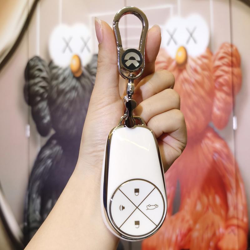 2020 Nio ES6/EC6/ES8 Car Key Protective Case - Full-Wrap High-End Simple Shell for Women