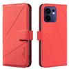 For Oppo Reno13 F 5G Case BINFEN COLOR BF35 Geometry Imprinted Leather Phone Cover RFID Blocking Wallet Stand