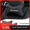 Interior Stickers 1Pcs Car Seat Neck Pillow Headrest Auto Accessories For GS IS LS500h ES260 ES300h RX350h NX260 UX260 LM