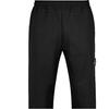 STONE ISLAND SS24 Pantaloni Casual Lunghi con Zip e Logo Monocolore Uomo Pantaloni Nero 801562353-V0029