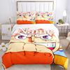 Set Piumone 3 Pezzi Personalizzato O-One Piece Stampa HD Federe Cuscino per Adolescenti Adulti Decorazione Camera da Letto Regalo di Natale