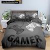 Game Bedding Set Soft Duvet Cover Set Comforter Bedding Quilt Cover with Pillowcase Kid Bedding Set 2/3pcs Polyester Quilt Cover