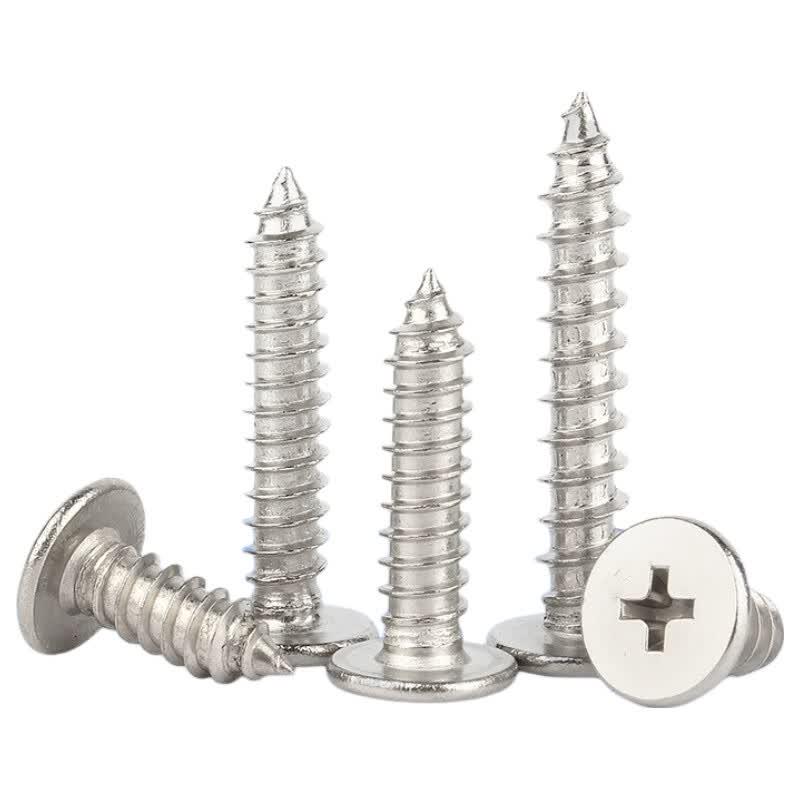 304 Stainless Steel Phillips Countersunk Flat Head Self-Tapping Screws