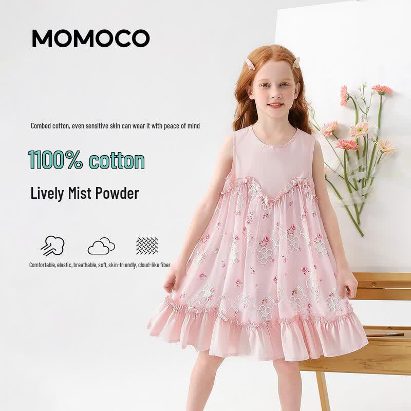 MOMOCO Girls Sweet Princess Summer Dress 140