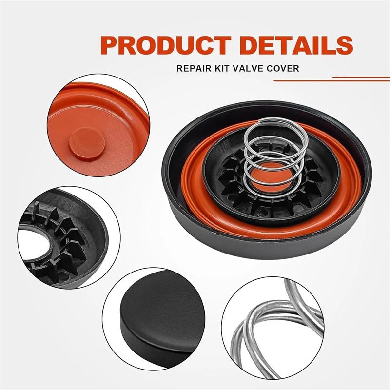 Pcv Valve Cover Repair Kit Valve Cap With Membrane For Bmw B58 11127645173 20 F21 F22 F23 F30 F31 F34 F33 F36 G30 G31 X3 X4