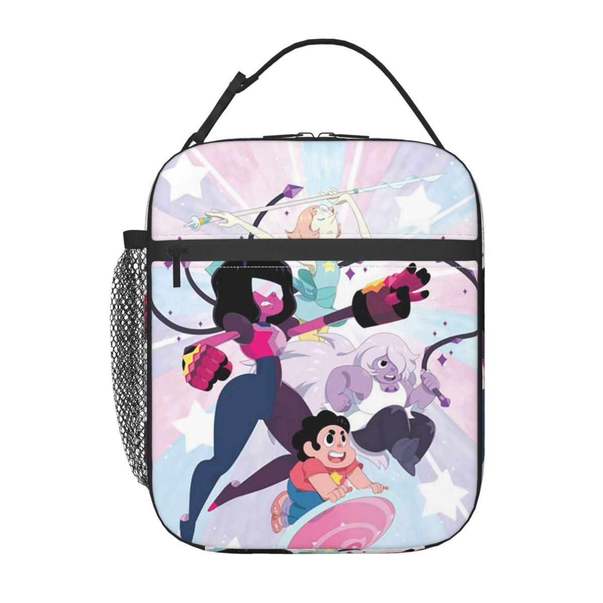 

Steven Universe Anime Insulated Lunch Bag for Kids School Cooler Thermal Food Box Tote Leakproof Lunch Boxes Container One Size