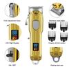 High-Power Men's Full Metal Electric Hair Clipper & Trimmer - Ideal for Home & Barber Use, Also for Pet Grooming
