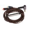 Headphone Cable Silver Plated Copper Wire High Resolution MMCX 3.5mm Headphone Cable with Volume Microphone Control