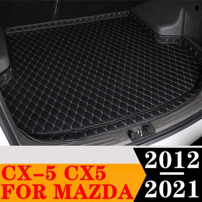 Mata do bagażnika samochodu na każdą pogodę AUTO Tail Boot podkładka na bagaż dywan wysoka strona mata do bagażnika pasuje do MAZDA CX-5 CX5 2012