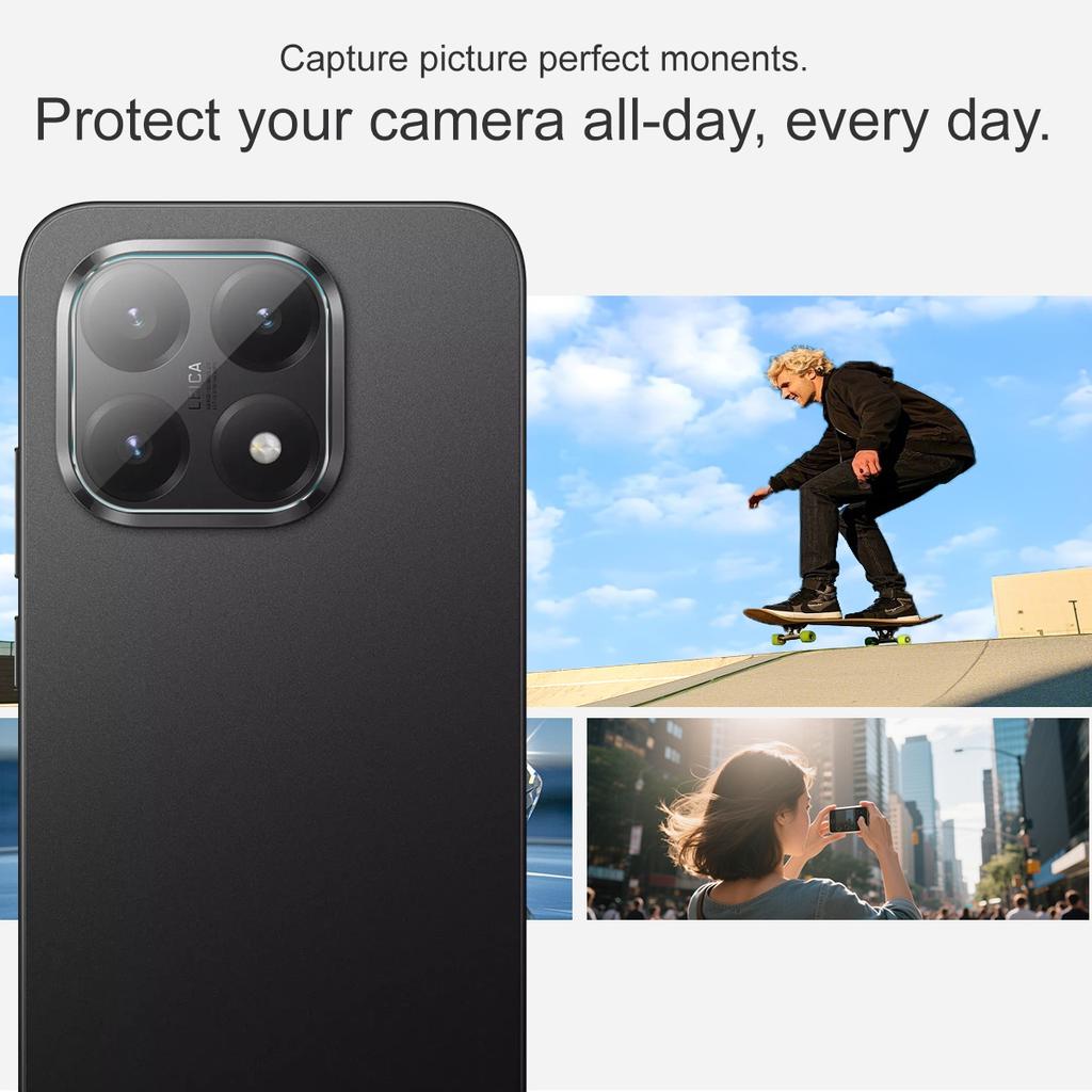 Pro Xiaomi MI 15T Pro 5G Sklo IMAK Sklo s vysokým rozlišením Fólie na objektiv Černá verze