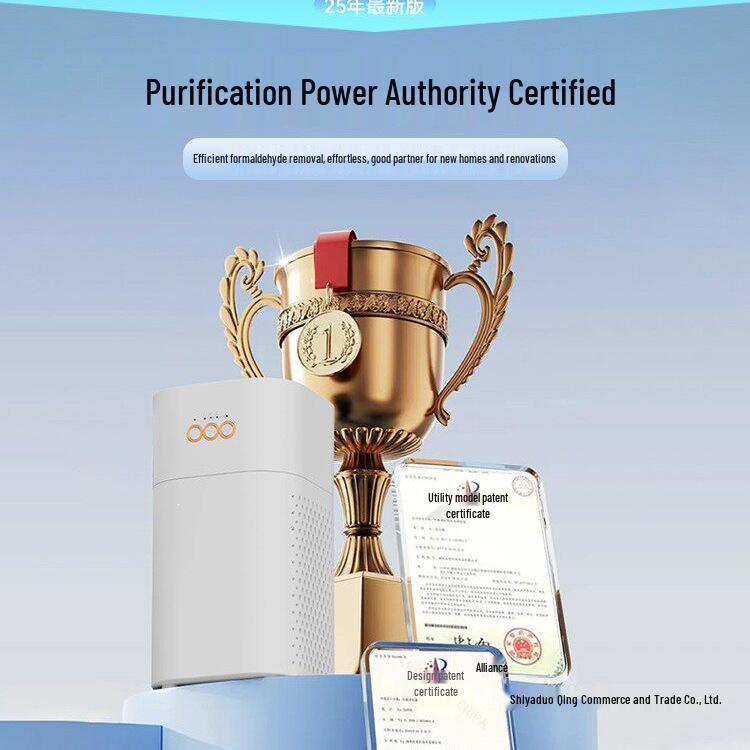 Negative Ion Air Purifier - Eliminates Smoke, Dust, and Formaldehyde for Home & Office Use
