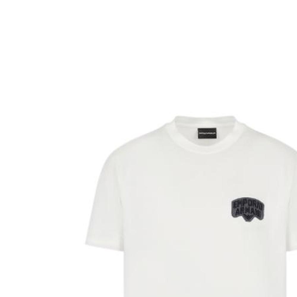 EMPORIO ARMANI SS23 T Shirt Men's White 3R1TBE-1JUVZ-0101