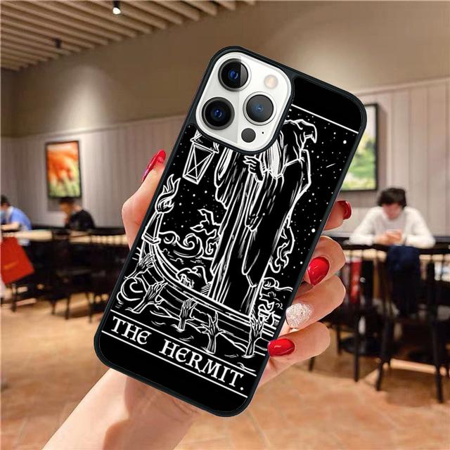 Tarot Card The Hermit phone Case Cover For iPhone 17 Air 16 15 14 Plus  apple 16 11 12 13 Pro Ma coque