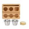 Compactador Profissional de Pó de Café Cesta de Café de Metal Reutilizável Para CitiZ D112 C112 C60 C60P Acessórios Laváveis na Lava-louças