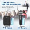 W WINBRIDGE Small Portable Loudspeaker with Handheld Suitable for Outdoor Hands-Free Speaker, Microphone, Training, Events, Instruction, Activities,