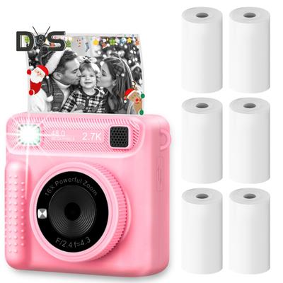 5/10Pcs Kids Instant Camera Print Refill Paper Eco-friendly No Odor Universal Easy To Use Photo Printer Thermal Paper Rolls
