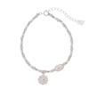 S925 Sterling Silver Korean Bamboo Pearl Heart Bracelet - Women's Niche Cold Style Trendy Jewelry