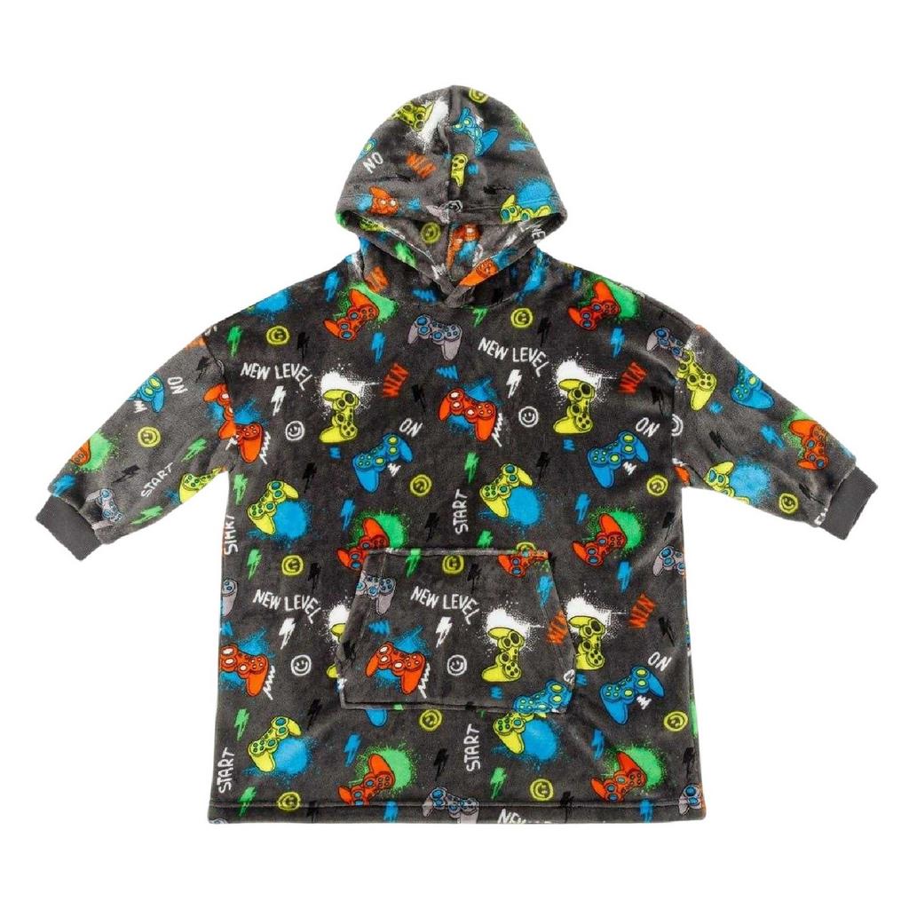 Star Boys Graphic Print Oversized Hoodie Blanket