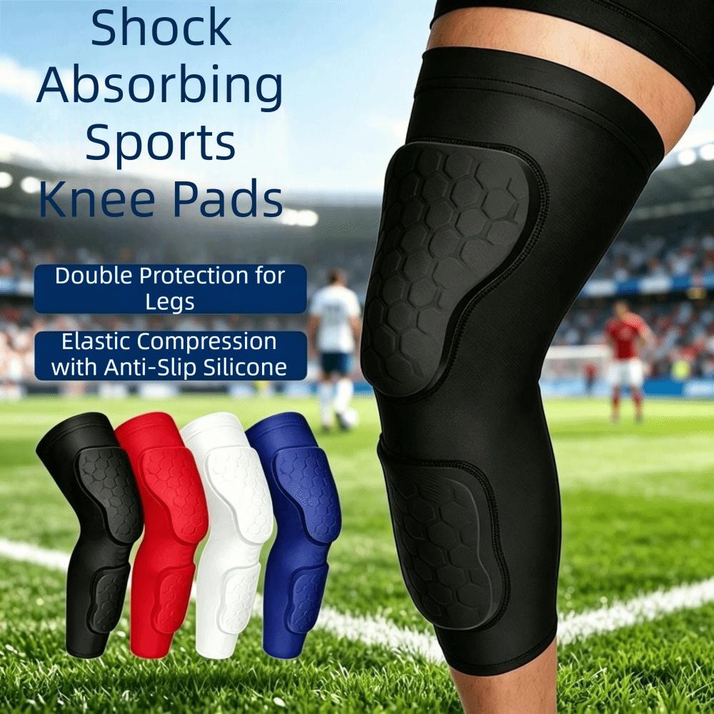 Lightweight Padded Knee Pad Breathable Knee Brace Youth Compression Knee Sleeves  Cycling