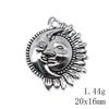 Sun Charm Moon Star Pendant Alloy Charms For Celestial Space Theme DIY Bracelet Necklace Jewelry Making Supplies For