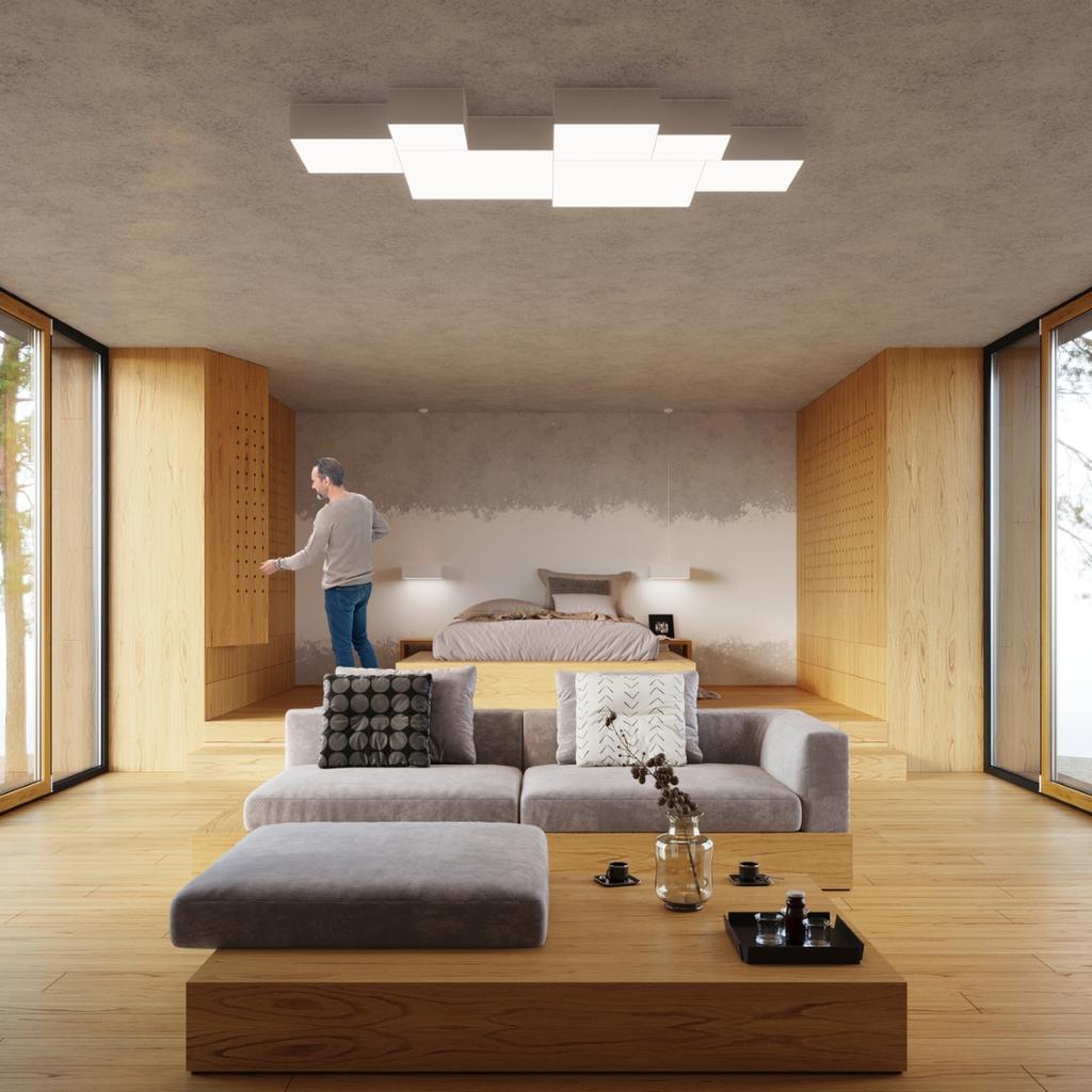 Horus 45 ceiling lamp white