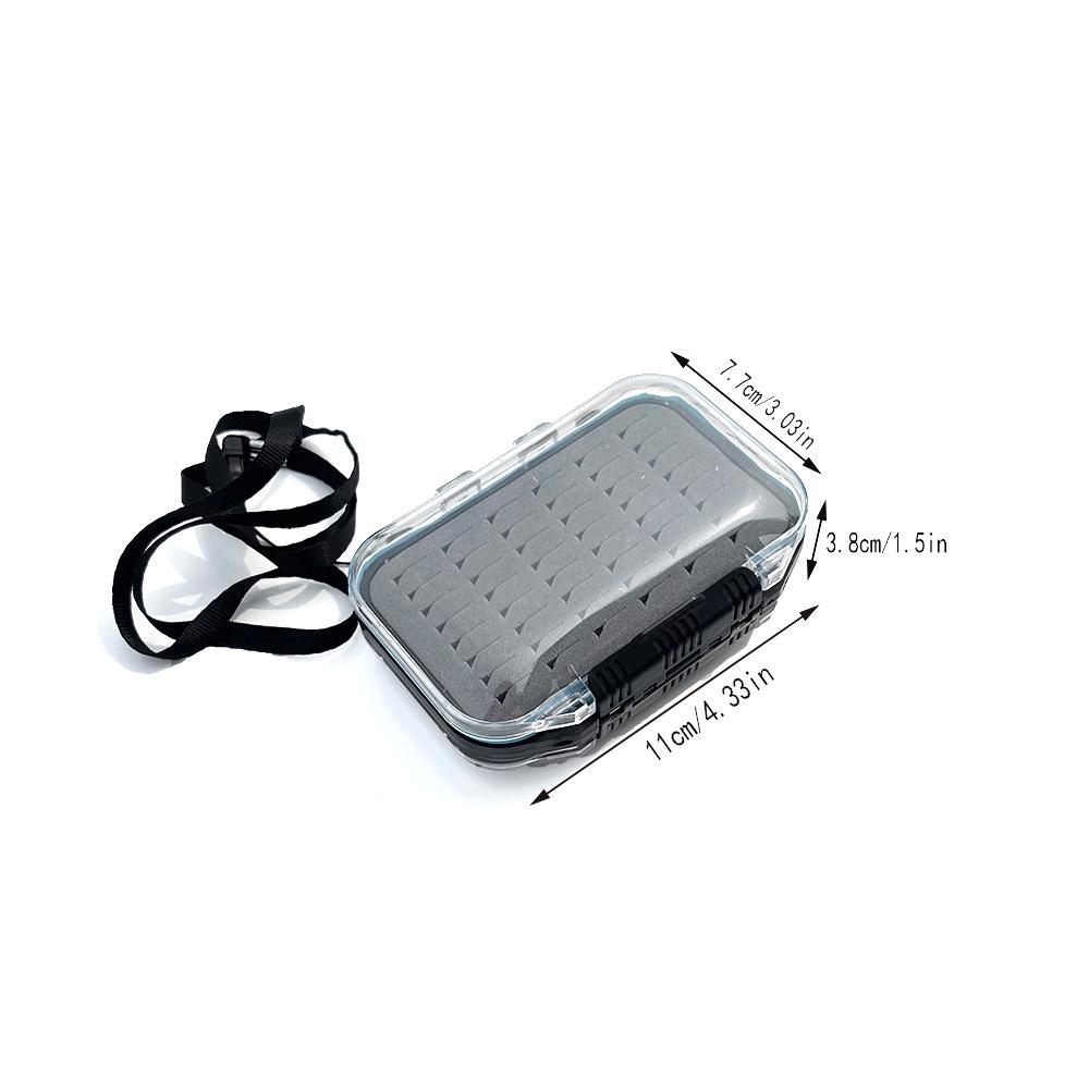 Double-Sided Fly Fishing Hook and Lure Storage Box for Hair Flies, Small Spinners, and Artificial Baits.