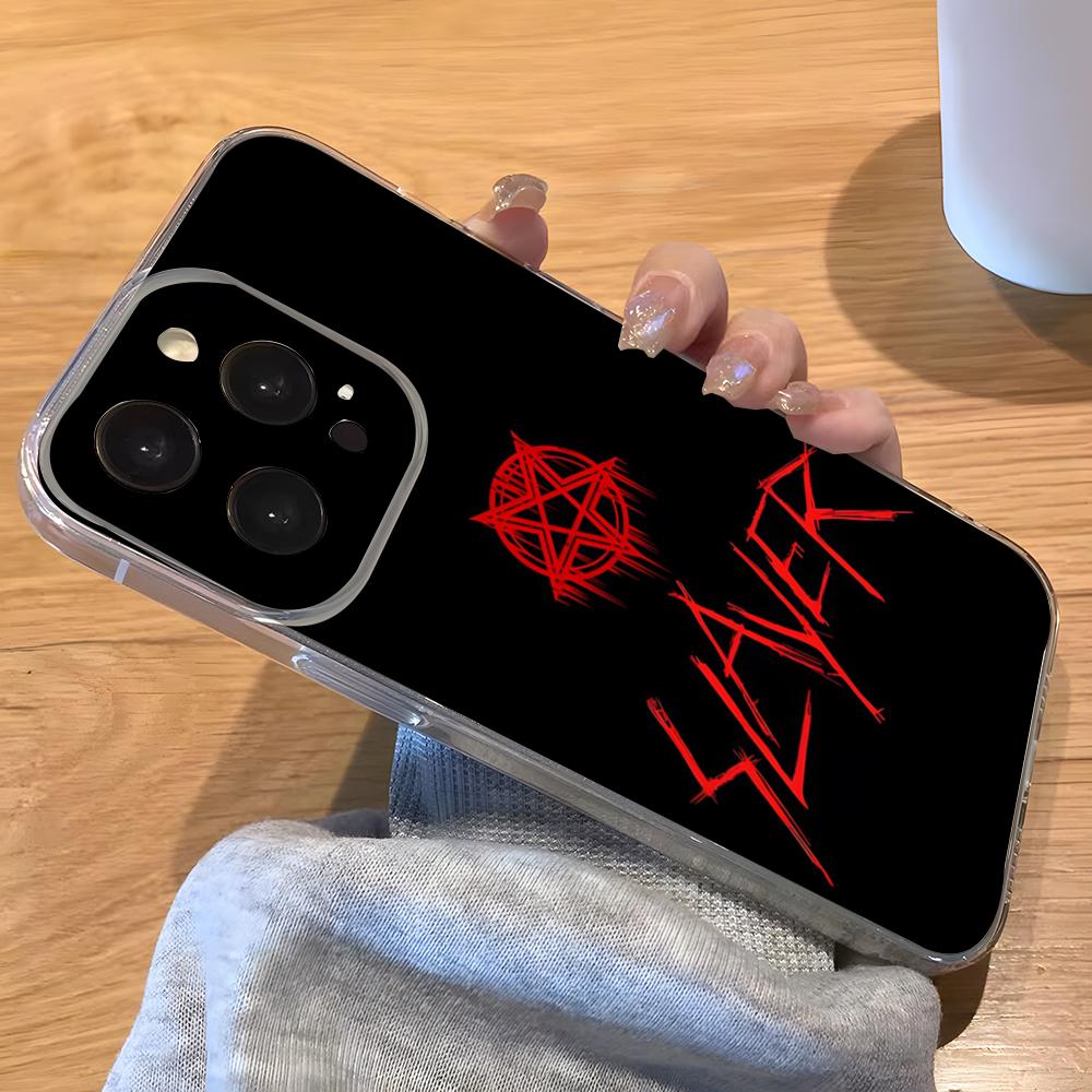 Slayer Heavy Metal Rock Band Phone Case For IPhone 17 Pro Max 16 15 14 Pro Max 13 11 Xs Xr 8 7Plus Transparent Cover