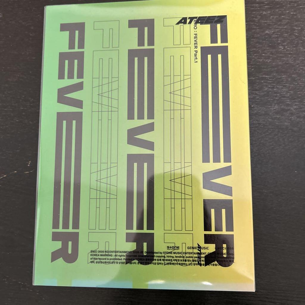 [USED] ATEEZ Hongjoong & Wooyoung ZERO:FEVER Part.1 CD with Trading Card