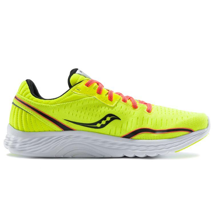SAUCONY Kinvara 11 Comfortable Versatile Mesh Cushioning Non-Slip Wear-Resistant Low-Top Running Shoes Men Sneaker Fluorescent-Green S20551-65