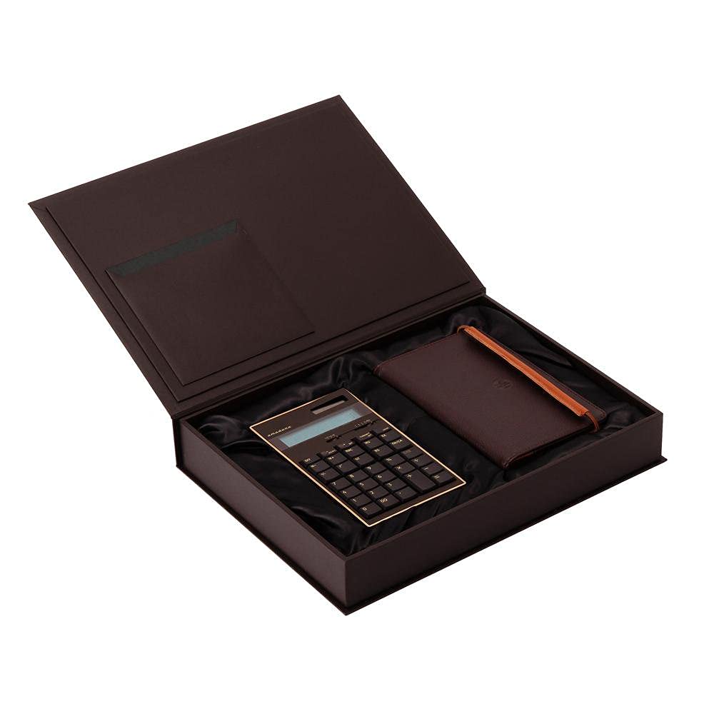 

Computer leather case set (brown) коричневий