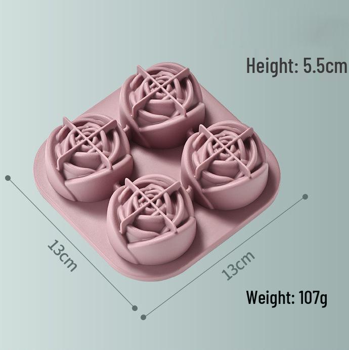 

Розовая силиконовая форма для ледяных шариков: Пищевой поднос для кубиков льда для виски, сделай сам