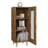 Sideboard Smoked Oak 34.5 x 34 x 90 cm Wood Based Panel
