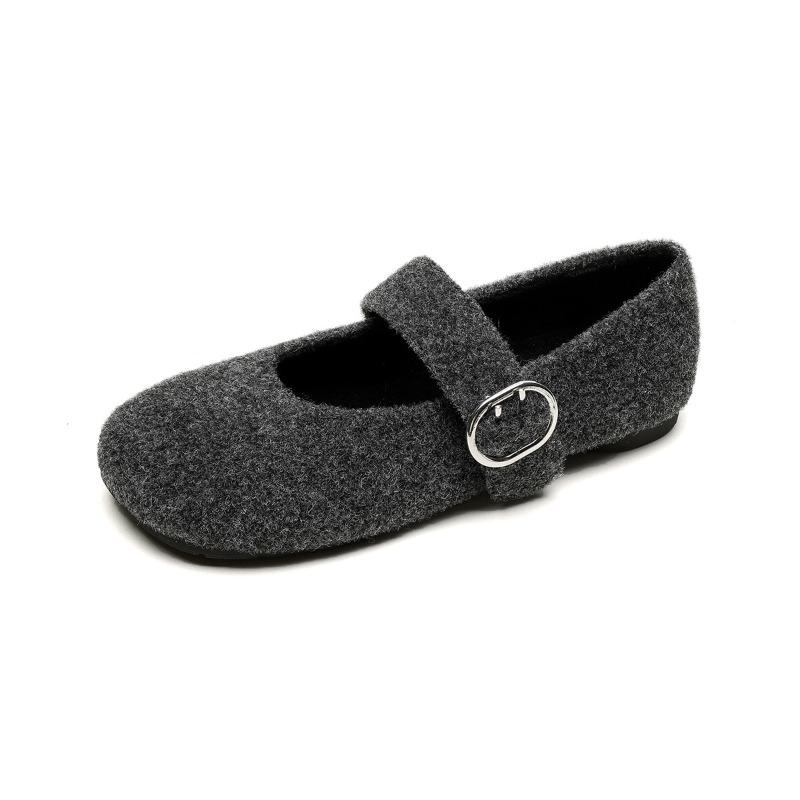 Anti-slip Fleece Warm Single Shoes, Women's Shoes, One-shoulder Shoes