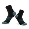1/5 Pairs Men Anti Odor Sweat Absorbing Crew Sports Socks Comfortable Breathable Suitable Running Cycling Fitness Sports Socks