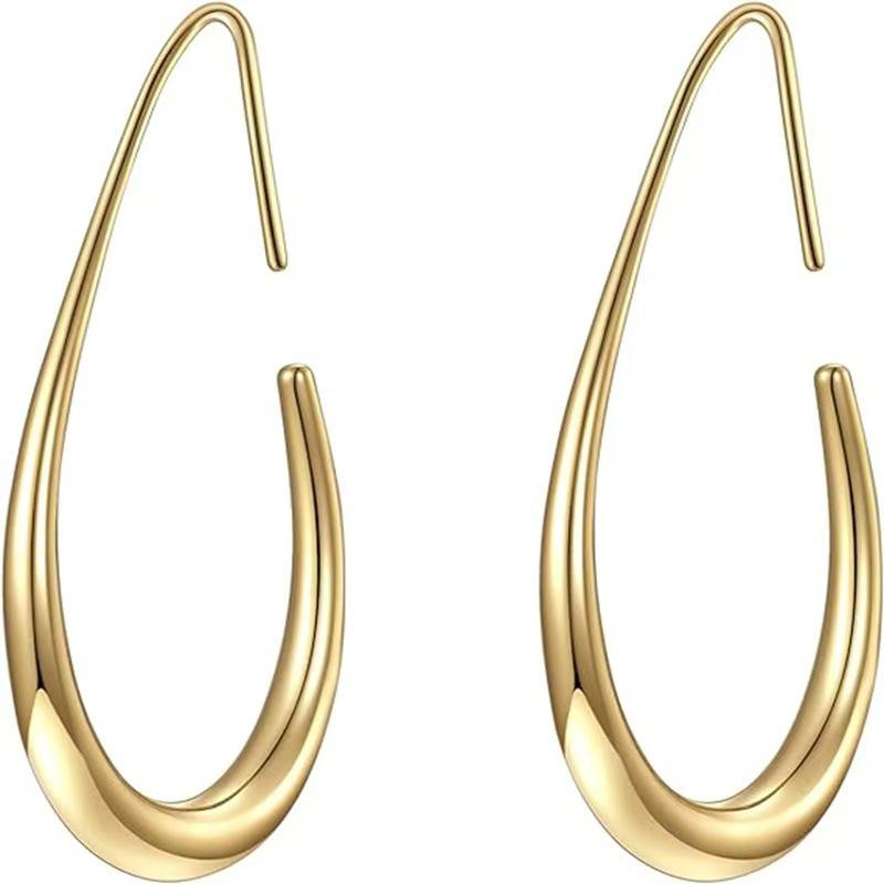 Boucles d'oreilles simples et populaires pour femmes, tempérament, mode