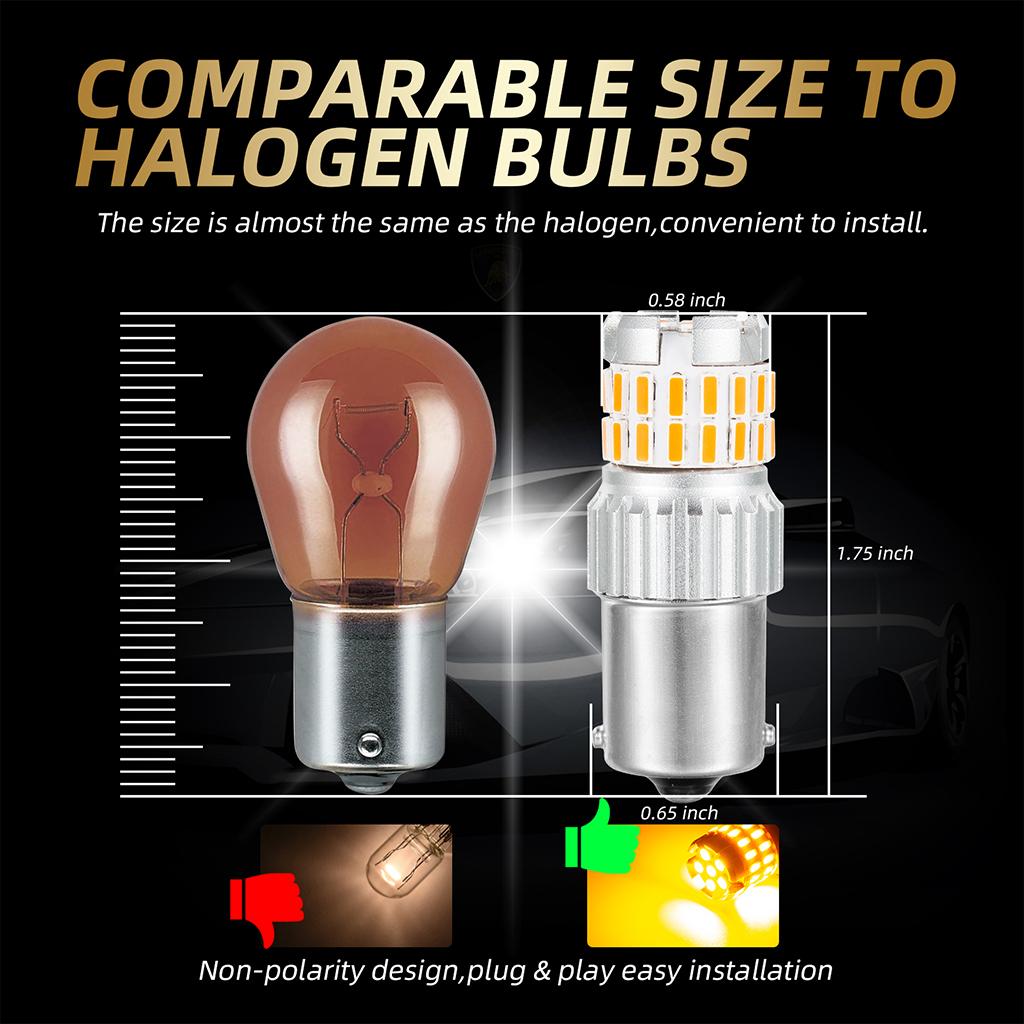 1 Truck 4 Brake Stop Lights Bulbs Degree Lighting, Extremely Bright